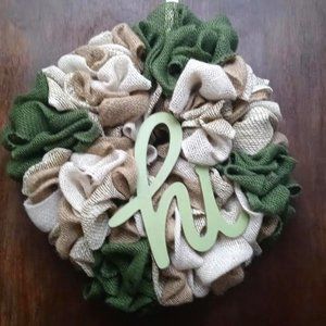 ALL SEASONS WELCOME WREATH WITH COUNTRY CHARM